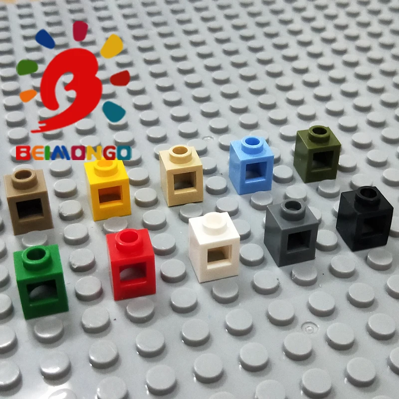 Бесплатная доставка! Конструктор BEIMONGO 1x1 с 1 ручкой 100 шт. обучающие и