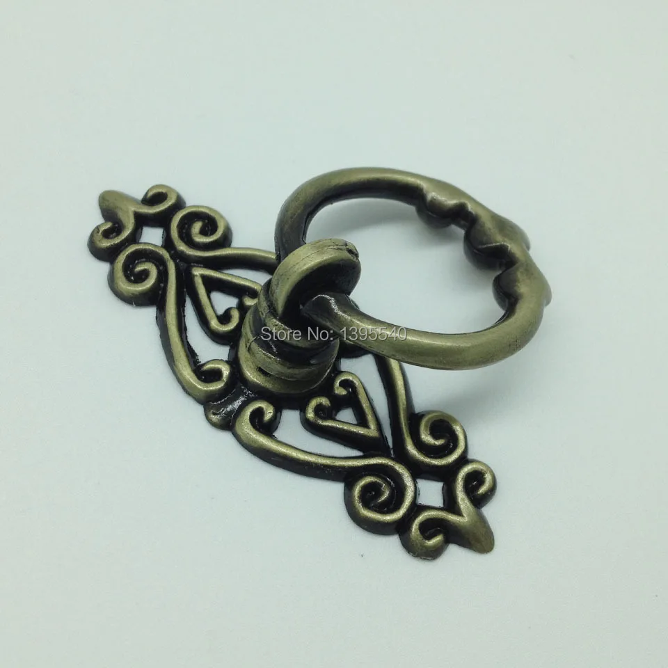 

New 10pcs Antique Bronze Cabinet Drawer Knob Zinc Alloy Furniture Hardware Cabinet Handle Cupboard Closet Knob Handles Bar Pulls