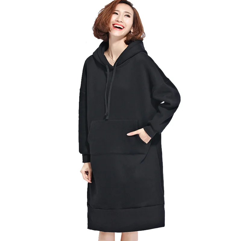 new arrival 2017 autumn and winter Europe print loose thicken long sleeved women Loose casual sweatshirt 68 | Женская одежда