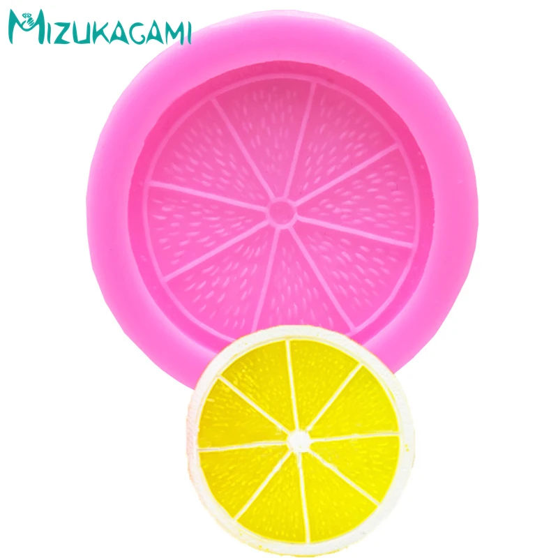 DIY выпечки ЛИМОННЫХ ломтиков шоколадная силиконовая форма для торта с помадкой