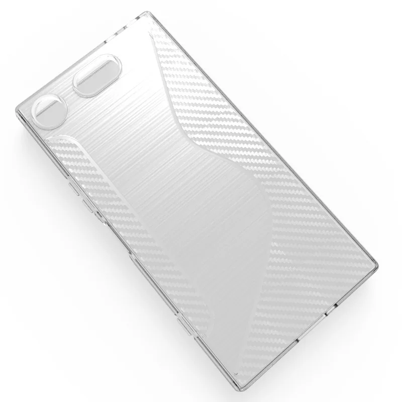 S LINE Противоскользящий мягкий силиконовый защитный чехол из ТПУ для SONY Xperia XZ1 Compact