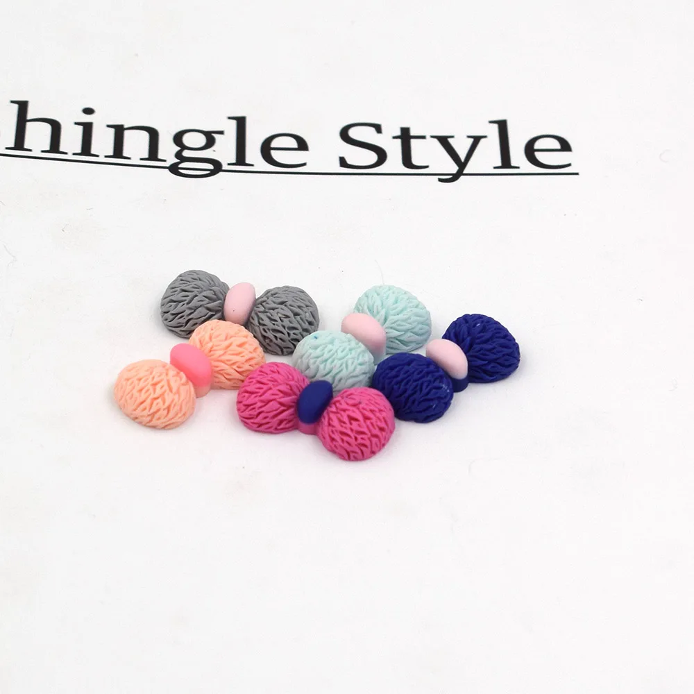 21*11mm Heart Flower Mixed Color 20pcs Flat Back Resin Cabochon Scrapbook Rose Fit Phone Diy Beads for Jewelry | Украшения и