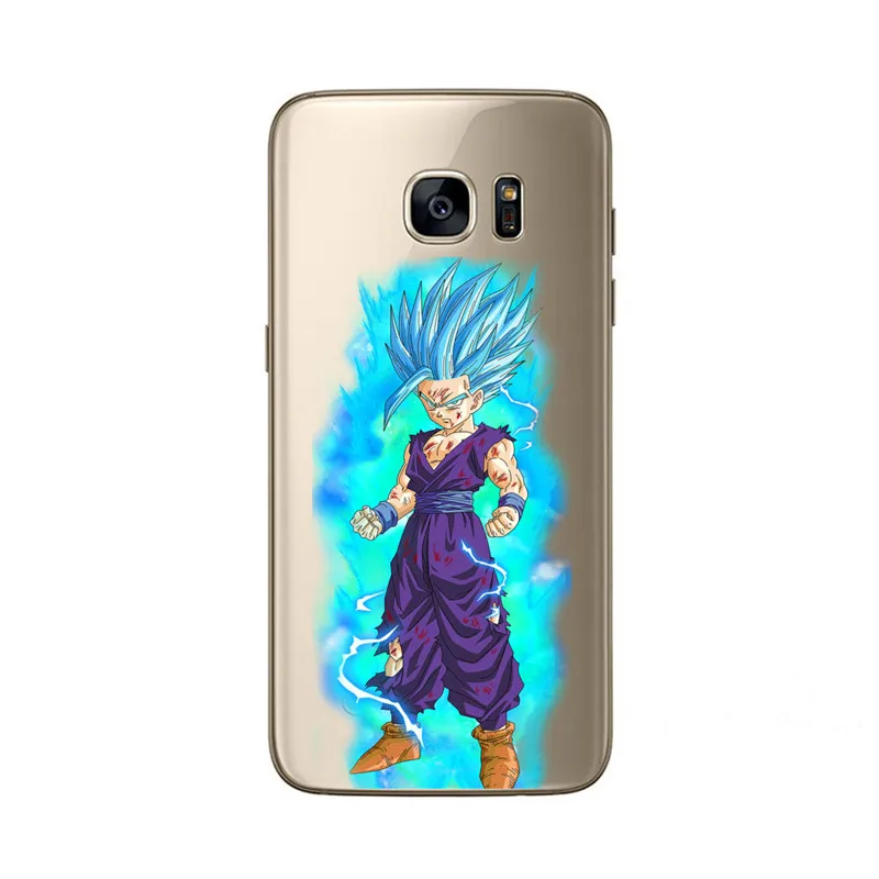 Телефонные чехлы для samsung Galaxy S6 крутые мальчишки мультфильм Dragon Ball TPU Чехлы мягкие