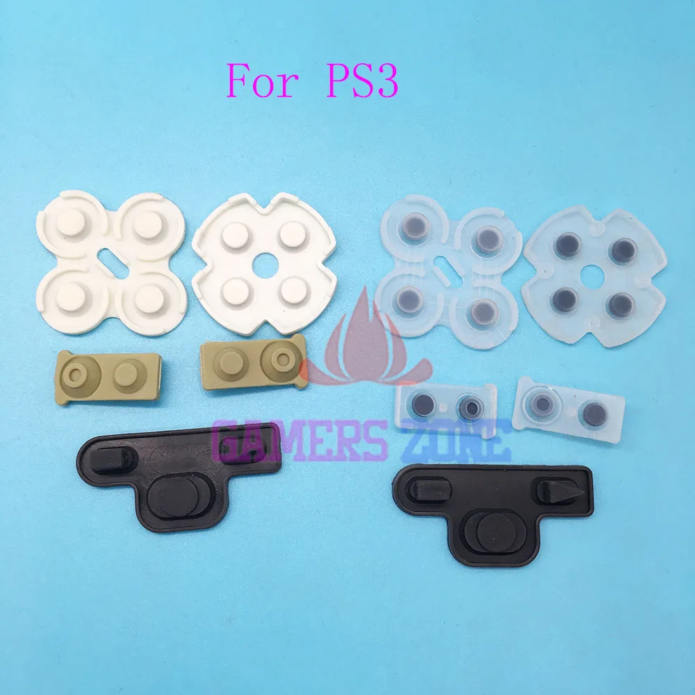 Силиконовый Проводящий резиновый кнопочный коврик для PS3 Sony Playstation PS 3|set buttonset ps3 |