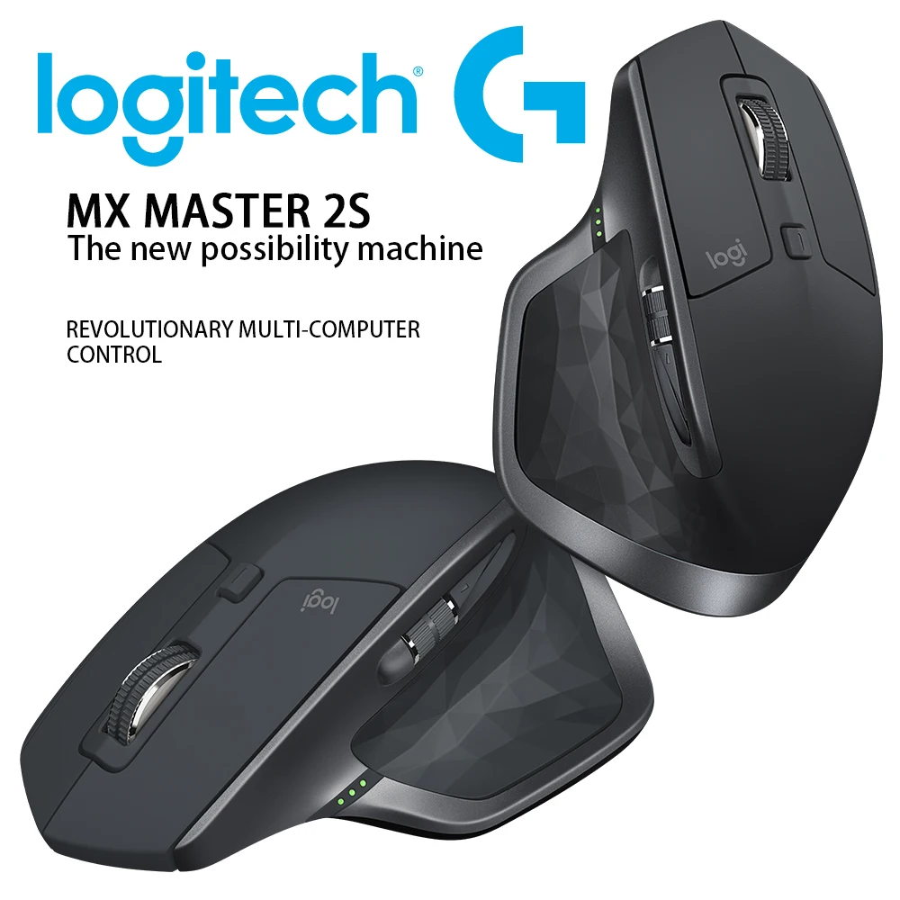 Производитель отремонтированный: Беспроводная мышь logitech MX Master/Master 2S с 2,4 ГГц 4K dpi Bluetooth USB с двойным подключением