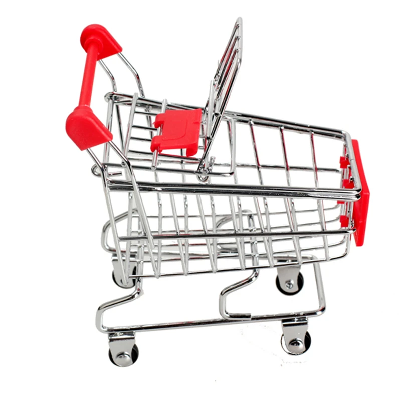 Милый детский ящик для хранения игрушек мини фотомагнитная Тележка покупок