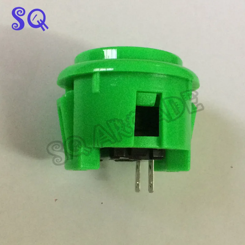 10 x OEM 30 мм кнопки заменить для аркадного копирования Sanwa Кнопка Mame KOF игры части 10 цветов - Цвет: green