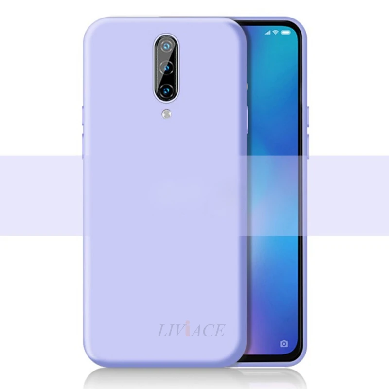 purple Жидкий силиконовый чехол для телефона для oneplus 7 pro 6 6t 5 5t 7t мягкая задняя крышка чехол s on one plus 7 7pro oneplus 7 T fundas - Цвет: purple