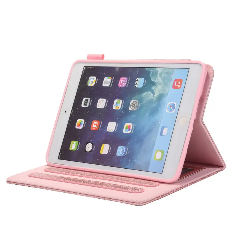 Высококачественный чехол для Apple iPad Mini 1 2 3 4 умный блестящий Магнитный
