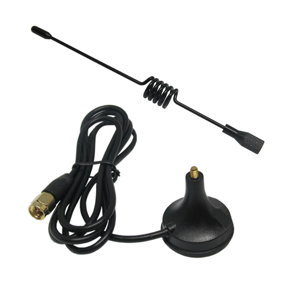 2.5dBi Крытый RTL sdr приемник антенна с Золотой SMA разъем цифровой DVB-T/T2 ТВ 1 м кабель |