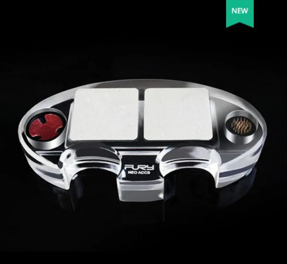 Многофункциональные инструменты FURY Billar Pool Cue Tip Инструменты Shaper Инструменты для ремонта 5 в 1 шейпер для наконечника удобные бильярдные аксессуары - Цвет: Crystal acrylic
