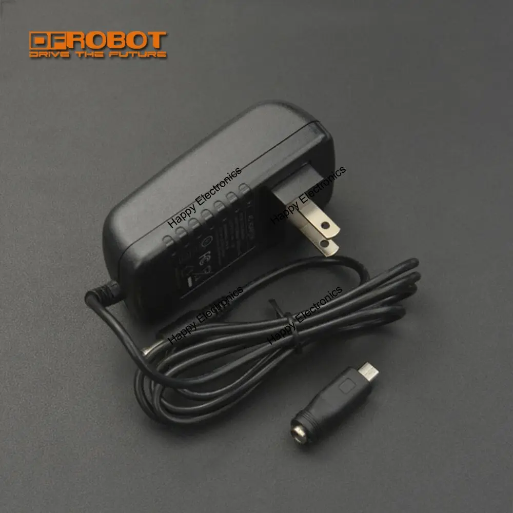 DFRobot 5 V 4A высокий Micro USB адаптер питания стандарт США с разъемом DC2.1 для Arduino Raspberry