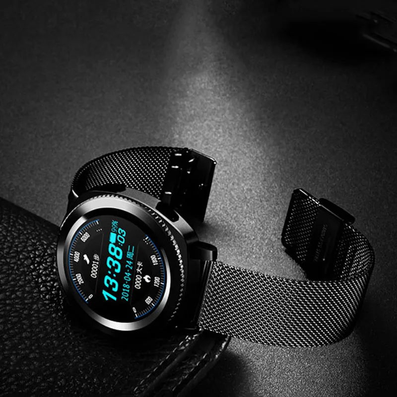 2018 Смарт часы Спорт Bluetooth Водонепроницаемый IP68 Часы сердечного ритма трекер сна