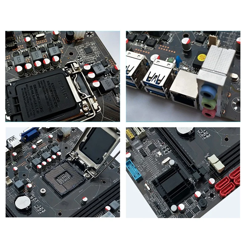 H110 Lga1151 материнская плата 16 ГБ Ddr3 Ram Sata 3 0 Usb для Core I3/I5/I7 Cpu Настольный M ATX Gigabit