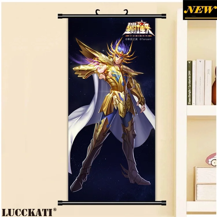 45X95 см святая Сейя Рыцари зодиака Seinto Seiya CAME мультфильм аниме Настенная картина плакат в рулоне холст живопись - Цвет: H