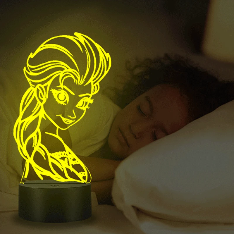 VCity 3D Ночной светильник Led Настольная лампа вечерние Декор USB RGB многоцветный