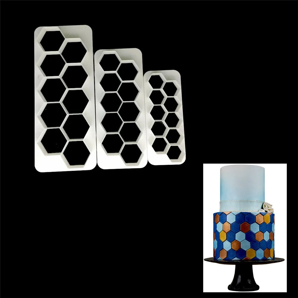 Хит продаж 3 шт. Шестигранник геометрический паззл дюйма алмазный резак для