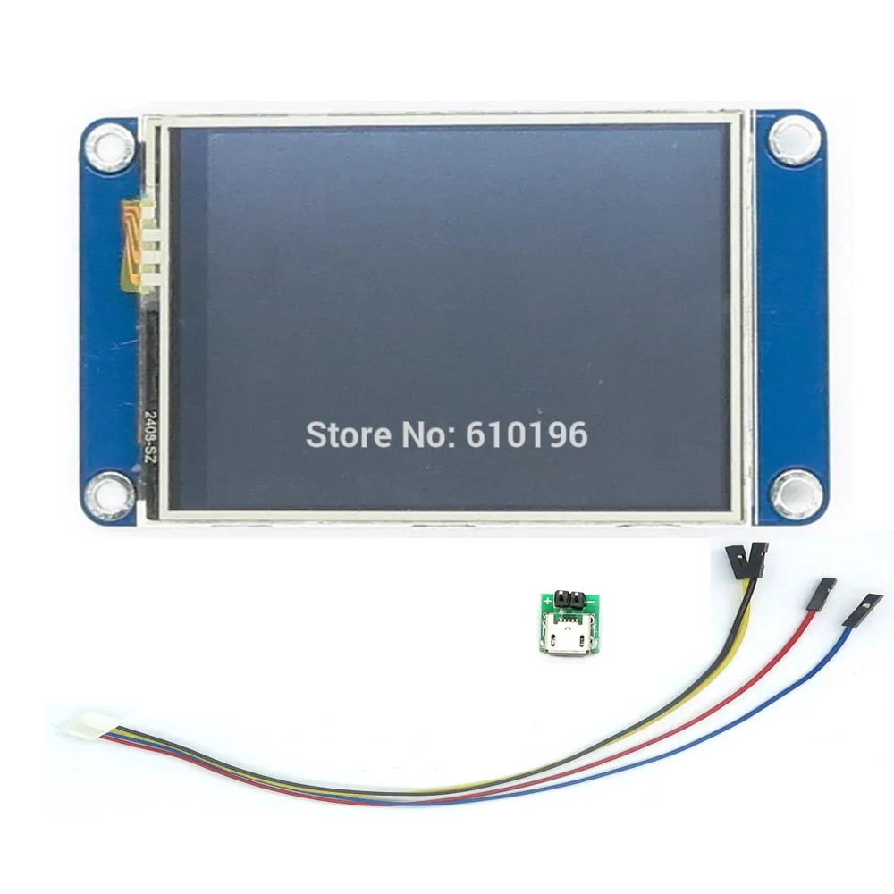 5 шт./лот Aihasd английский Nextion 2 4 &quotTFT 320x240 UART HMI ЖК модуль дисплей сенсорный экран