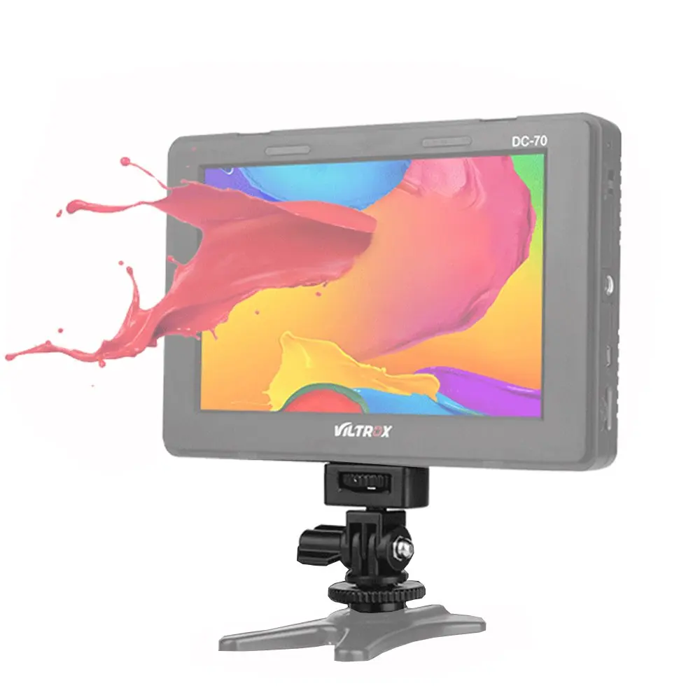 Винтовой штатив 1/4 дюйма с регулируемым углом для вспышки цифровой зеркальной