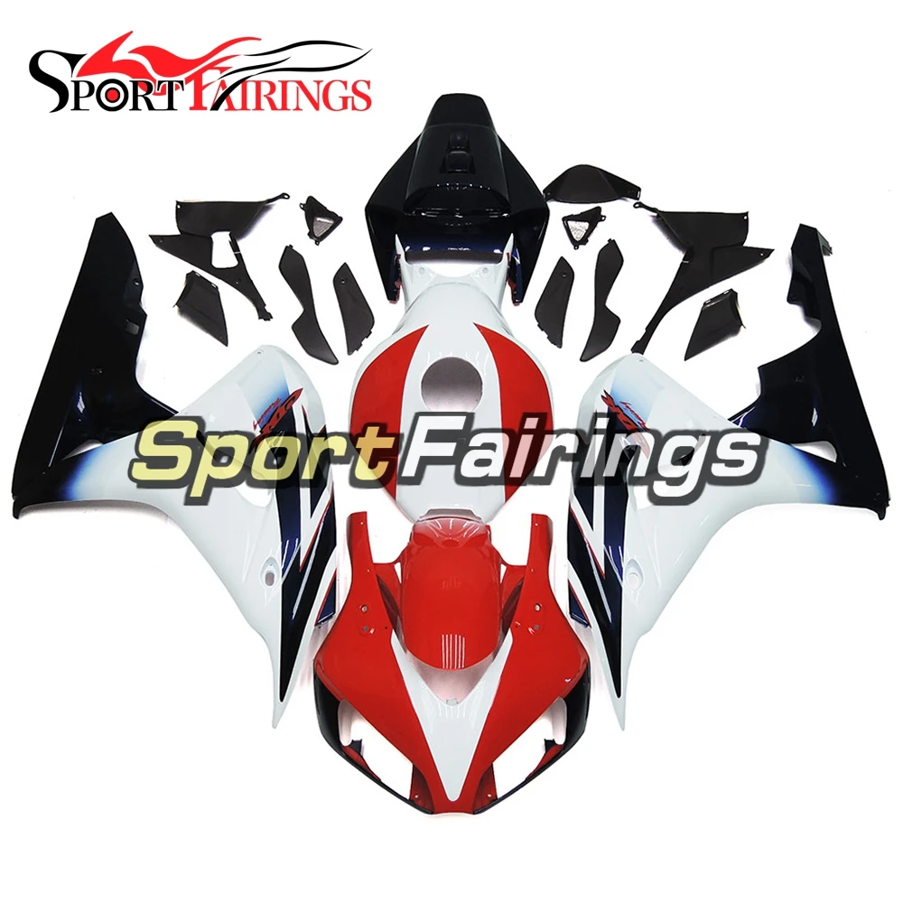

Пластиковые обтекатели для Honda CBR1000RR 2006 2007 06 07, комплект обтекателей из АБС-пластика для мотоцикла, Кузов мотоцикла, капот, красный, черный, белый