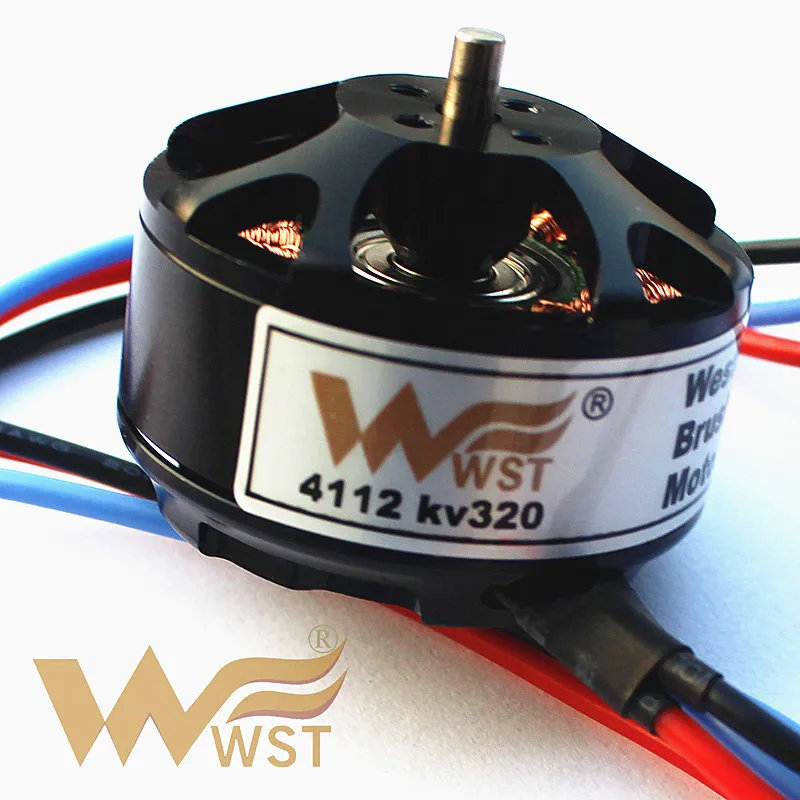 Двигатель 4112 4114 4116 kv320 400kv WST бесщеточный для DIY крупногабаритного квадрокоптера