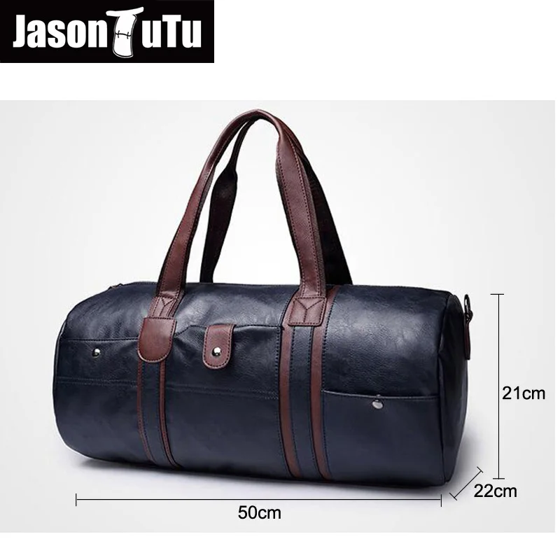 Бренд JASON TUTU мужская кожаная сумка Мужская винтажная спортивная Большая
