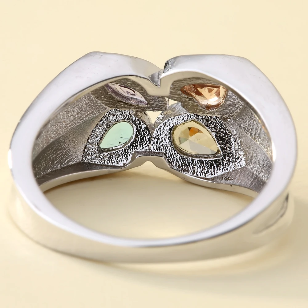 Женское кольцо с кристаллами 4 цвета|open ring|fashion rings for womenrings women |