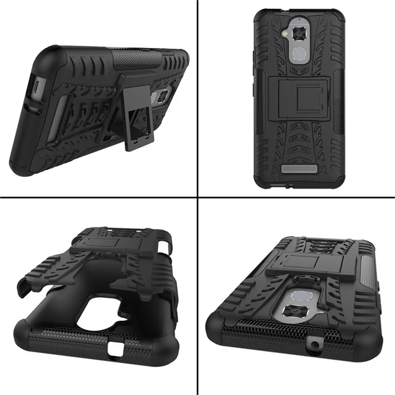 Гибридный ТПУ армированный силиконовый резиновый жесткий чехол для Asus Zenfone 3 Max