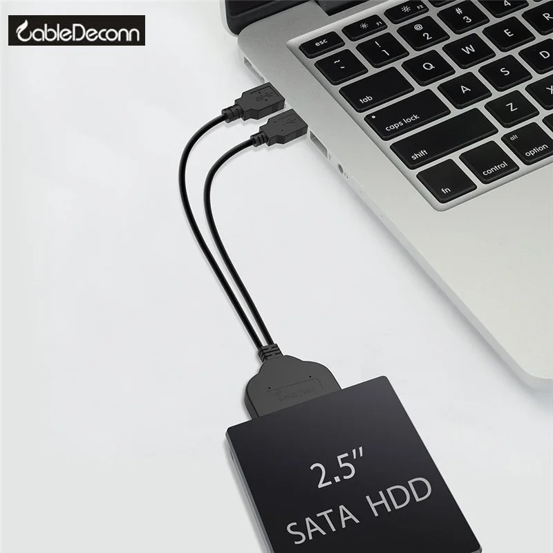 USB3.0 SATA адаптер кабель до 5 Гбит/с USB 2 0 Мощность хомут для кабеля большой Ёмкость SSD