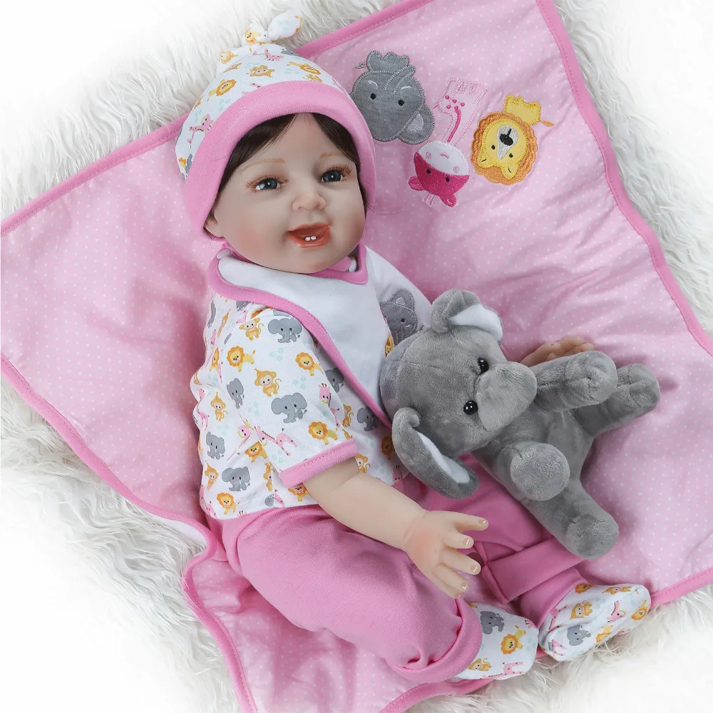 Nicery 20 22 дюйма 50 55 см кукла Bebe Reborn Мягкая силиконовая игрушка для мальчиков и