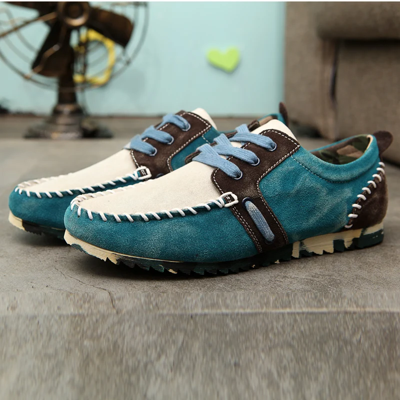 new 2014 men shoes fashion suede leather with high quality and comfortable insole 3 colors for choose | Обувь