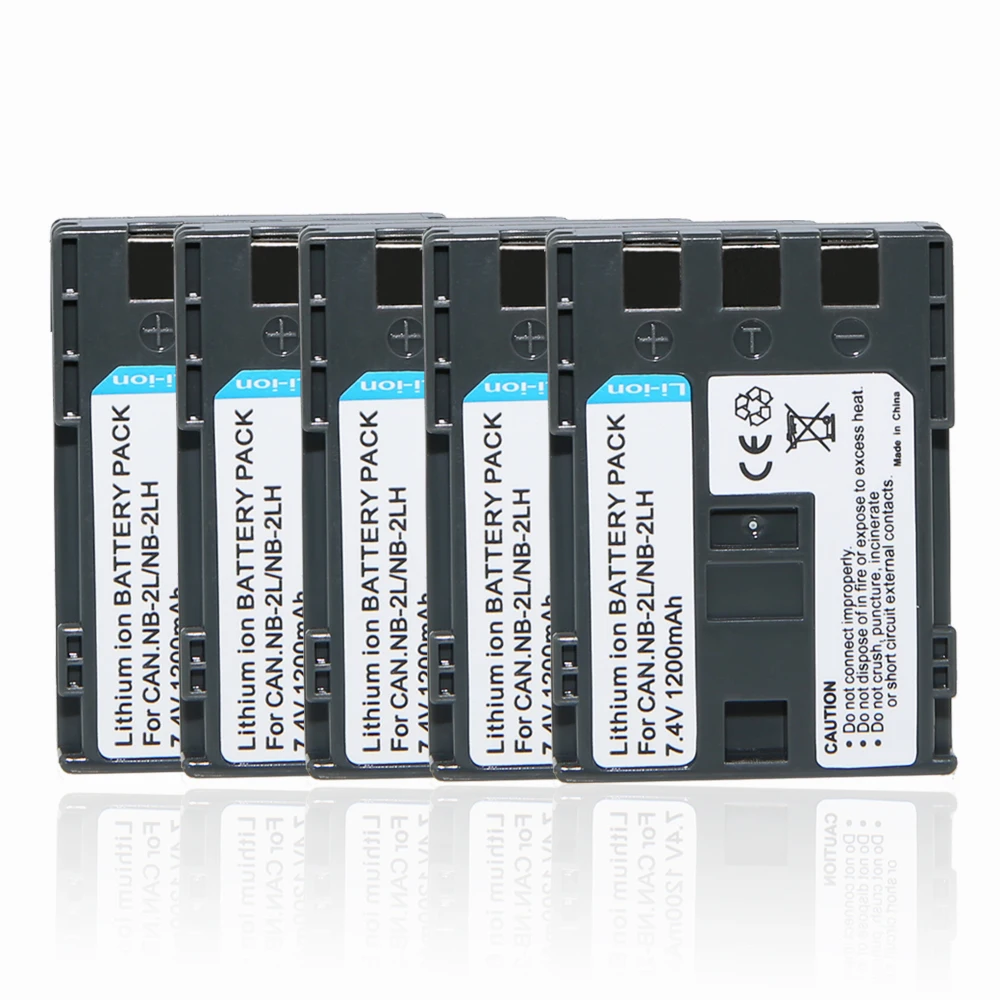 3 шт./лот NB-2L 7 4 в 1200 мАч NB-2LH NB2L NB2LH камера батарея для Canon Замена G7 G9 S70 S80 350D 400D MV 800 800i