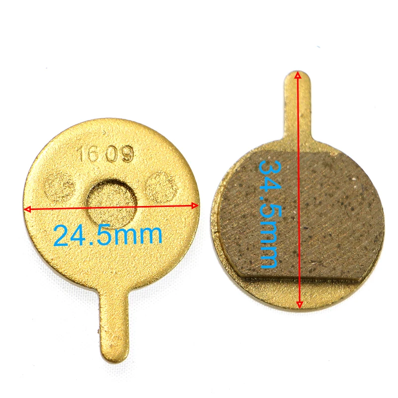 4 пары спеченный велосипедный тормоз из медного сплава для Promax DSK320 DSK400 DSK610J DSK50J