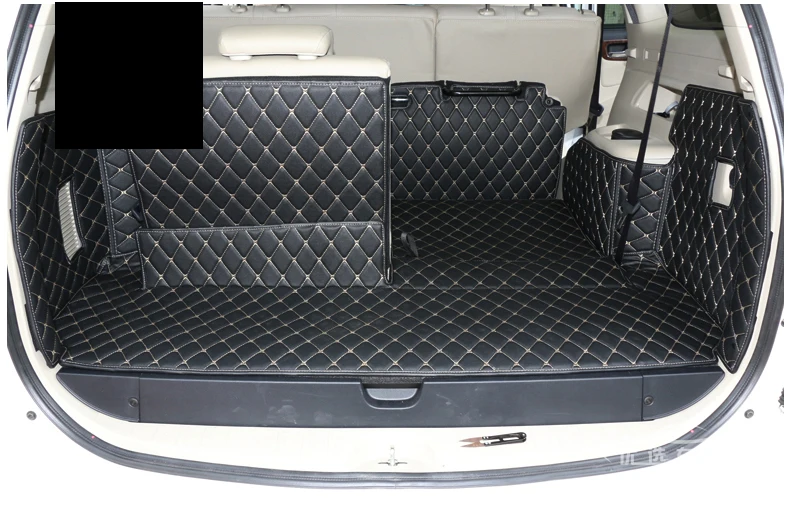 Волокна кожи багажник автомобиля коврик для mitsubishi Challenger mitsubishi Pajero Montero Sport 2008- 2013 автомобильные аксессуары