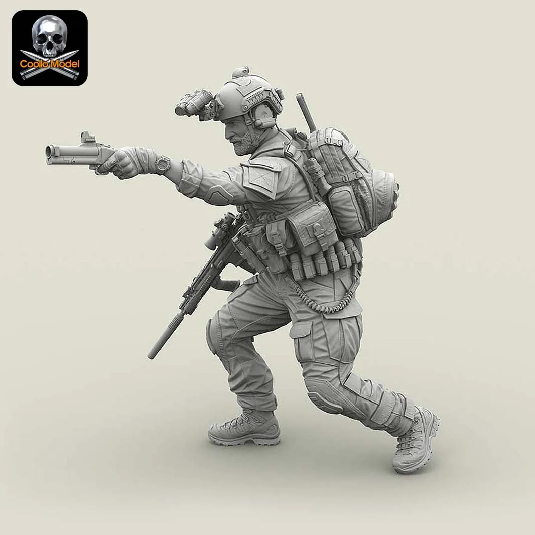 1/35 Смола Солдат современный американский командировочный модель
