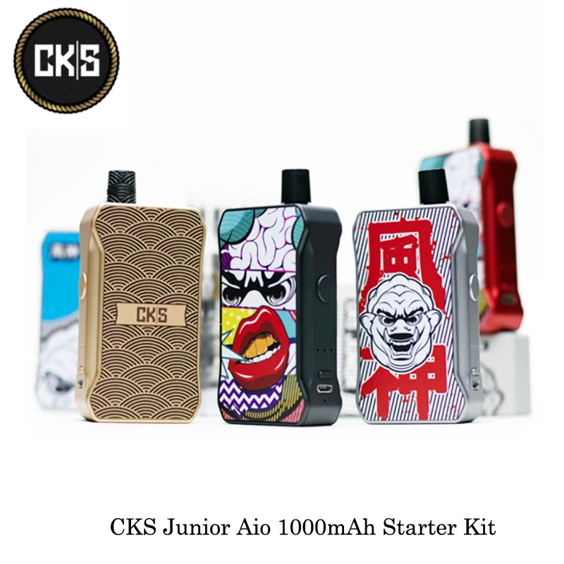 Электронные сигареты CKS Junior Aio 1000 мАч стартовый набор 3 мл для 0.6ohm Mesh/1.0ohm