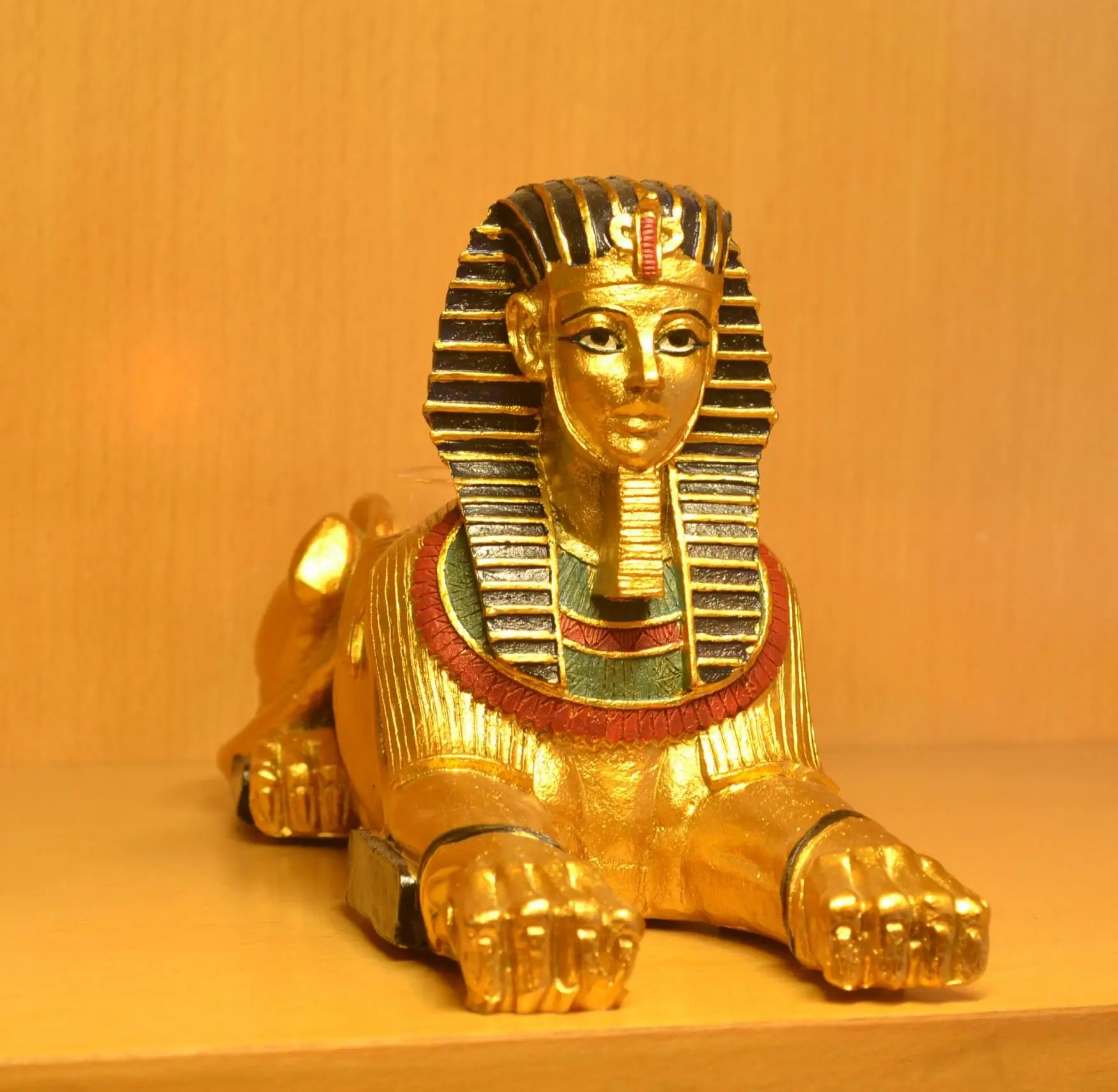 Египетский Сфинкс полимерные фигурки 3D стол из полиэстера Декор Египет сувениры