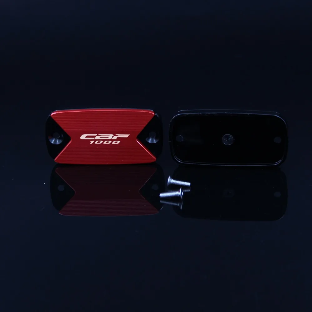 RiderJacky мотоцикл Алюминий ЧПУ бачок тормозной жидкости для переднего колеса