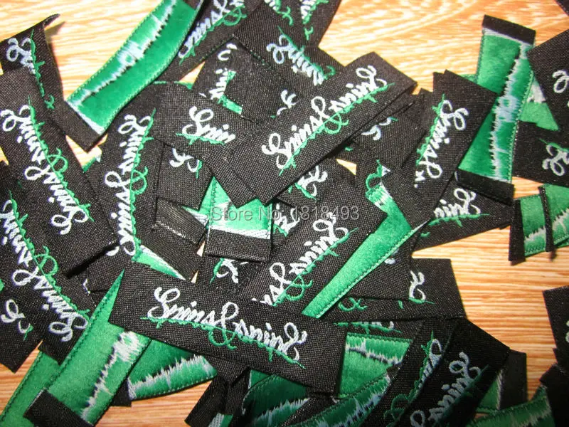 Бесплатная доставка Пользовательские одежда тканые этикетки/одежды футболка