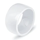 Мужские и женские кольца из полированной белой керамики с гравировкой имени, Обручальные, 10 мм, аксессуары вечерние