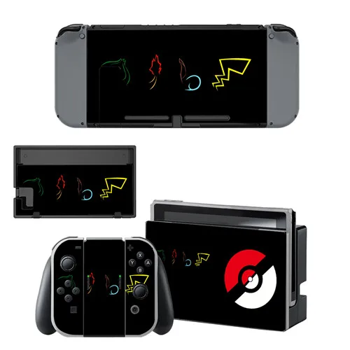 YSNS1310 Pokemon GO наклейка для кожи vinilo для nintendo Switch наклейка s skins для пульта nintendo Switch NS и контроллеров Joy-Con - Цвет: YSNS1310