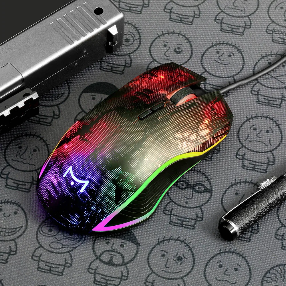 Mvtv M625 Проводная игровая клавиатура Mouse750/1250/1750/2500/4000/8000 Точек на дюйм регулируемый