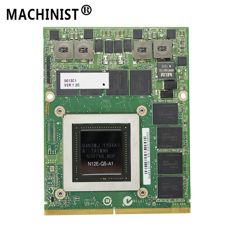 Новая графическая Видеокарта NVIDIA Quadro 5010M 4G GDDR5 для Dell M6600 M6700 M4600 M6800 Zbook17 Zbook15 N12E Q5 A1