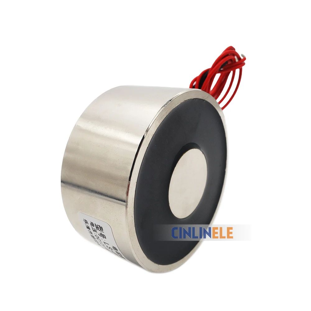D65mm * H30mm 80 кг/176lbs/800N Холдинг Электрический магнит подъема соленоидная присоска
