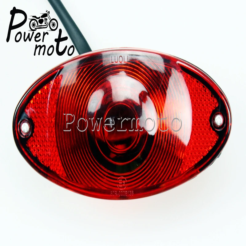 12V мотоциклетные черные солнцезащитные очки &quotкошачий глаз&quot хвост светильник