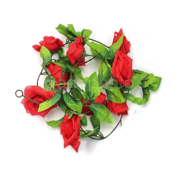 Лидер продаж искусственный плющ искусственные растения цветок роза красный