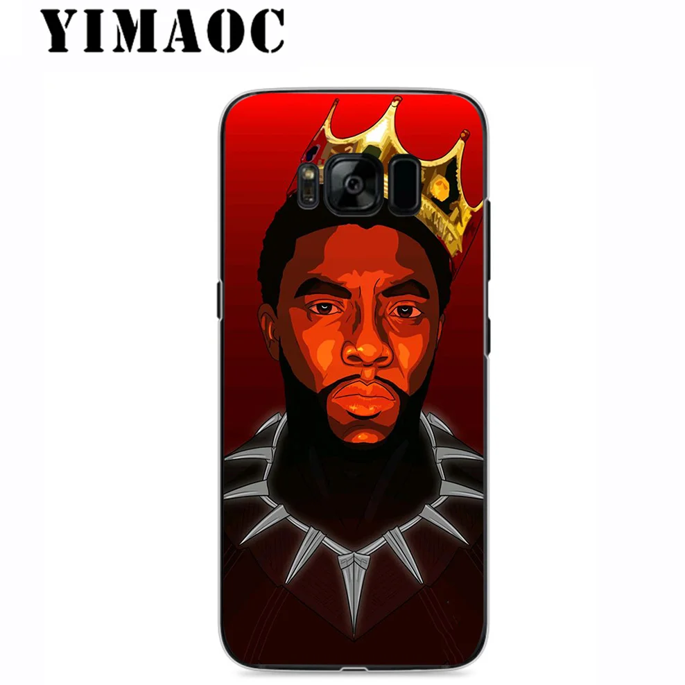 Yimaoc черной Пантеры с героями комиксов Марвел мягкий силиконовый чехол для