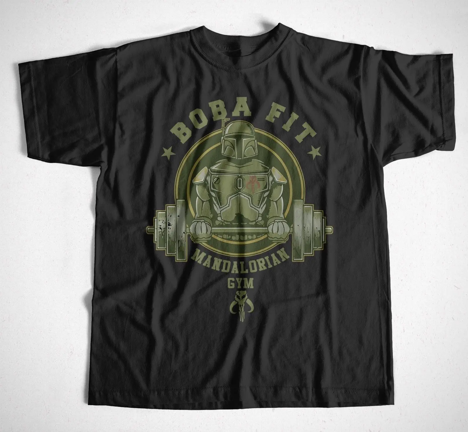 Футболка Boba Fit Fett Mandalorian Schwarz Star Wars Fun Kult Jedi Stormtrooper футболка с принтом мужская