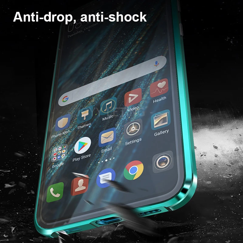 360 Полное покрытие ударопрочный чехол для Huawei Nova 5 Чехол Pro Чехлы магнитные