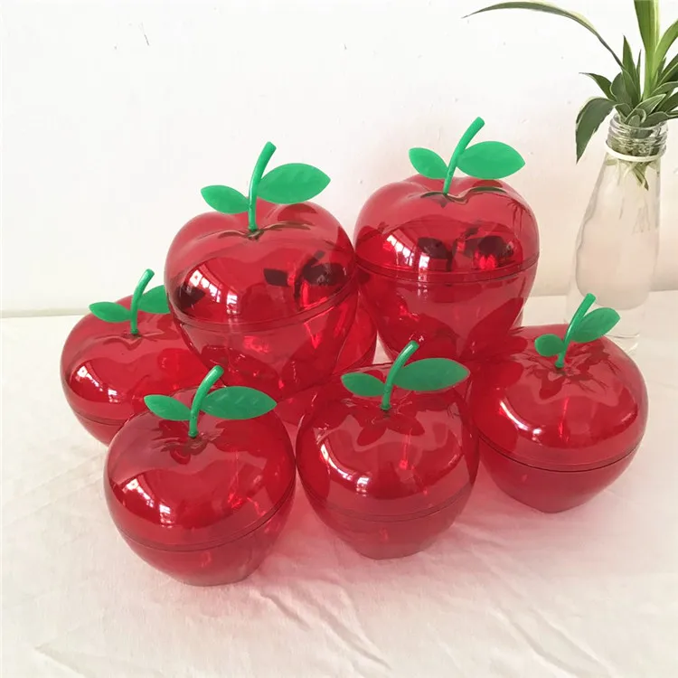 

20pcs kawaii Red Apple Shaped Wedding Candy Boxes Christmas Packaging Cases Chocolate Candy Boxes Christmas Birthday Party Decor